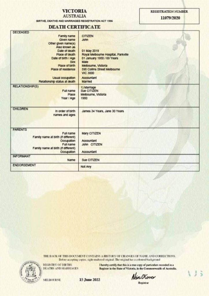 australian-death-certificate-sample